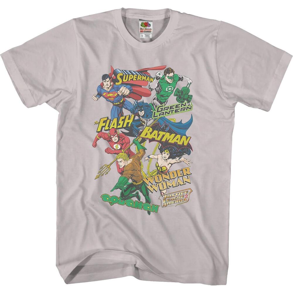 Justice League Of America Characters Tshirt